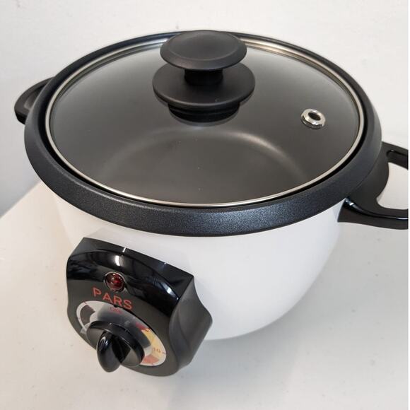 Pars Automatic Persian Rice Cooker Tahdig Rice Maker-White-5 Cup-USED-M85
